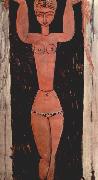 Amedeo Modigliani Stehende Karyatide painting